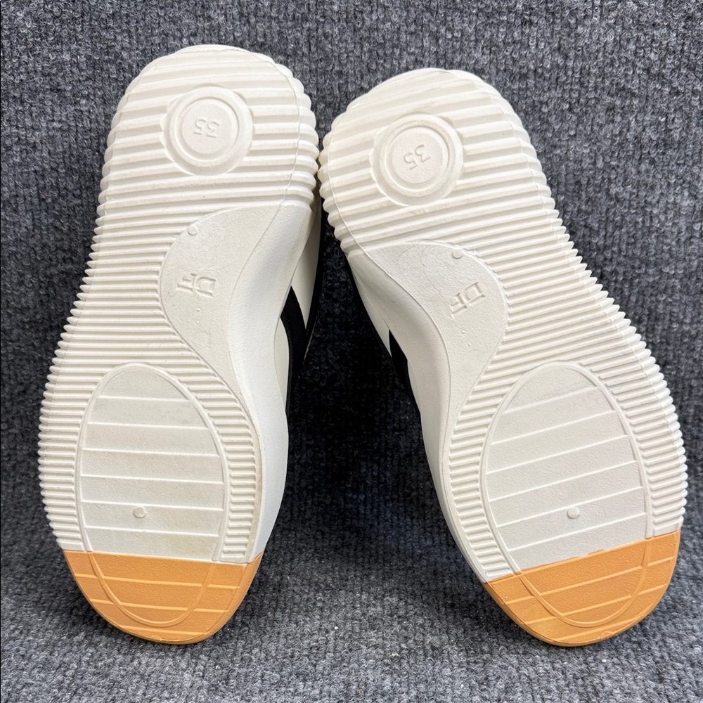 De Florance Cloudea Cream Beige & Black Retro-Style Sneakers Size 5 EU 35 - Picture 6 of 8